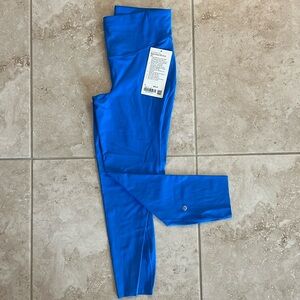 Lululemon Base Pace HR Crop Poolside Blue
